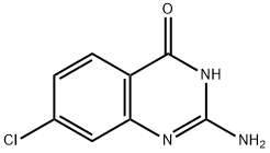 2-氨基-7-氯喹唑啉-4-酮 结构式