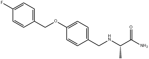 (S)-2-((4-((4-fluorobenzyl)oxy)benzyl)amino)propanamide