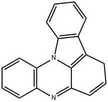 8H-indolo[3,2,1-de]phenazine 结构式