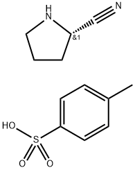 (S)-吡咯烷-2-甲腈对甲苯磺酸盐 结构式