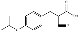 2-氰基-3-(4-异丙氧基苯基)丙酸 结构式