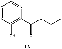 3-羟基吡啶-2-甲酸乙酯盐酸盐 结构式