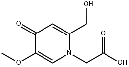 (2-Hydroxymethyl-5-methoxy-4-oxo-4H-pyridin-1-yl)-acetic acid 结构式