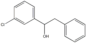 1-(3-氯苯基)-2-苯基乙醇 结构式