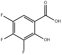 3,4,5-三氟-2-羟基苯甲酸 结构式