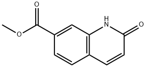 Methyl 2-oxo-1,2-dihydroquinoline-7-carboxylate 结构式