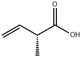 R-2-甲基-3-丁烯酸 结构式