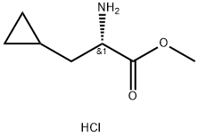S-环丙基丙氨酸甲酯盐酸盐 结构式