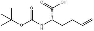 (S)-N-Boc-2-(3'-butenyl)glycine 结构式