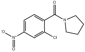 (2-chloro-4-nitrophenyl)-1-pyrrolidinylMethanone 结构式