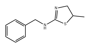 N-benzyl-5-methyl-4,5-dihydro-1,3-thiazol-2-amine 结构式