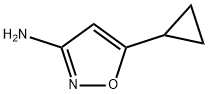 5-环丙基-3-异噁唑胺 结构式