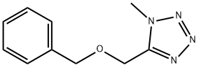 1-甲基-5-[(苄氧基)甲基]-1H-四唑 结构式