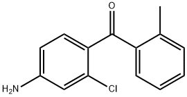 (4-amino-2-chlorophenyl)(2-methylphenyl)Methanone 结构式