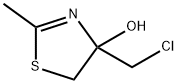 4-(chloromethyl)-4,5-dihydro-2-methyl-4-Thiazolol 结构式