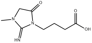 4-(2-imino-3-methyl-5-oxoimidazolidin-1-yl)butanoic acid 结构式