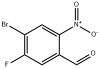 4-溴-5-氟-2-硝基苯甲醛 结构式