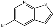 5-溴噻吩并[2,3-B〕吡啶 结构式