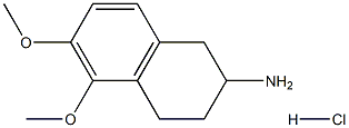 5,6-dimethoxy-2-aminotetraline hydrochloride 结构式