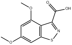 4,6-Dimethoxybenzo[d]isothiazole-3-carboxylic acid 结构式