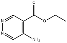 ethyl 5-aminopyridazine-4-carboxylate 结构式