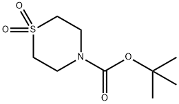 叔丁基硫代吗啉-4-羧酸盐1,1-二氧化物 结构式