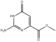 2-氨基-6-羟基嘧啶-4-羧酸甲酯 结构式