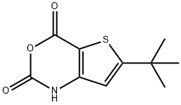 6-(叔丁基)-1H-噻吩并[3,2-D][1,3]噁嗪-2,4-二酮 结构式