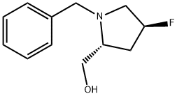 ((2R,4S)-1-benzyl-4-fluoropyrrolidin-2-yl)methanol 结构式