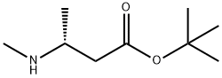 (R)-tert-Butyl 3-(methylamino)butanoate 结构式