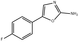 5-(4-氟苯基)-2-恶唑胺 结构式