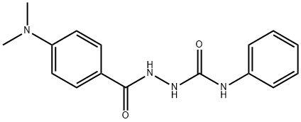 1-(4-(DIMETHYLAMINO)BENZOYL)-4-PHENYLSEMICARBAZIDE 结构式