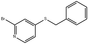 4-(benzylthio)-2-bromopyridine 结构式