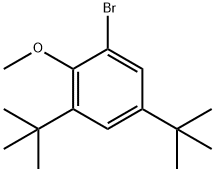 1-溴-3,5-二叔丁基-2-甲氧基苯 结构式