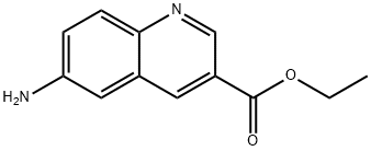 6-氨基喹啉-3-羧酸乙酯 结构式