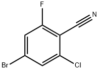 4-溴-2-氯-6-氟苄腈 结构式