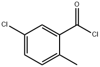 5-氯-2-甲基苯甲酰氯 结构式