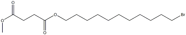 1-[11-(4-methoxy-1,4-dioxobutoxy)undecyl]-, bromide 结构式