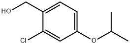 (2-氯-4-丙-2-基氧基苯基)甲醇 结构式