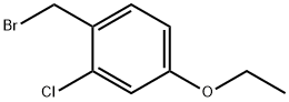 1-(BROMOMETHYL)-2-CHLORO-4-ETHOXYBENZENE 结构式