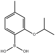 2-异丙氧基-4-甲基苯基硼酸 结构式