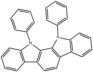 11,12-二氢-11,12-二苯基吲哚并[2,3-A]咔唑 结构式