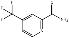 4-三氟甲基吡啶-2-甲酰胺 结构式