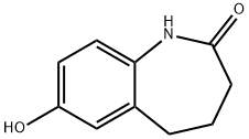 7-羟基-2,3,4,5-四氢-1H-1-苯并氮杂卓-2-酮 结构式