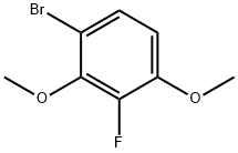 4-溴-2-氟-1,3-二甲氧基苯 结构式
