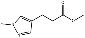 methyl 3-(1-methyl-1H-pyrazol-4-yl)propanoate 结构式