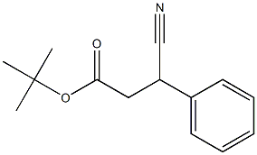 tert-butyl 3-cyano-3-phenylpropanoate 结构式