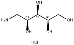 1-氨基-1-脱氧-D-木糖醇盐酸盐 结构式