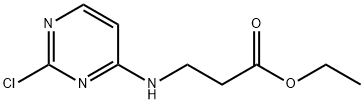 ethyl 3-(2-chloropyrimidin-4-ylamino)
propanoate 结构式