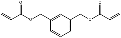 间苯二甲醇二丙烯酸酯 结构式